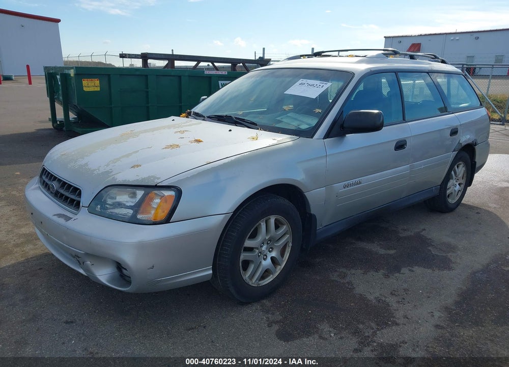 2004 SUBARU OUTBACK VIN: 4S3BH675447620269