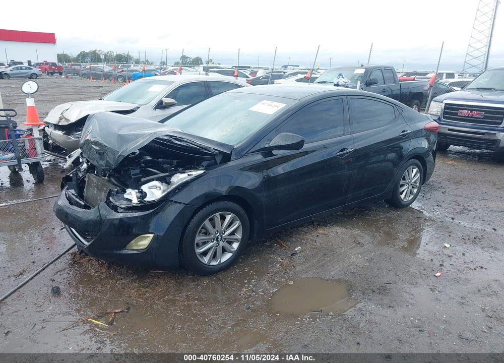 2014 HYUNDAI ELANTRA SE VIN: 5NPDH4AE7EH480155