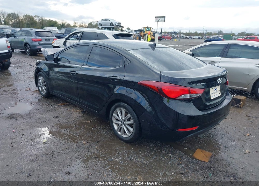2014 HYUNDAI ELANTRA SE VIN: 5NPDH4AE7EH480155