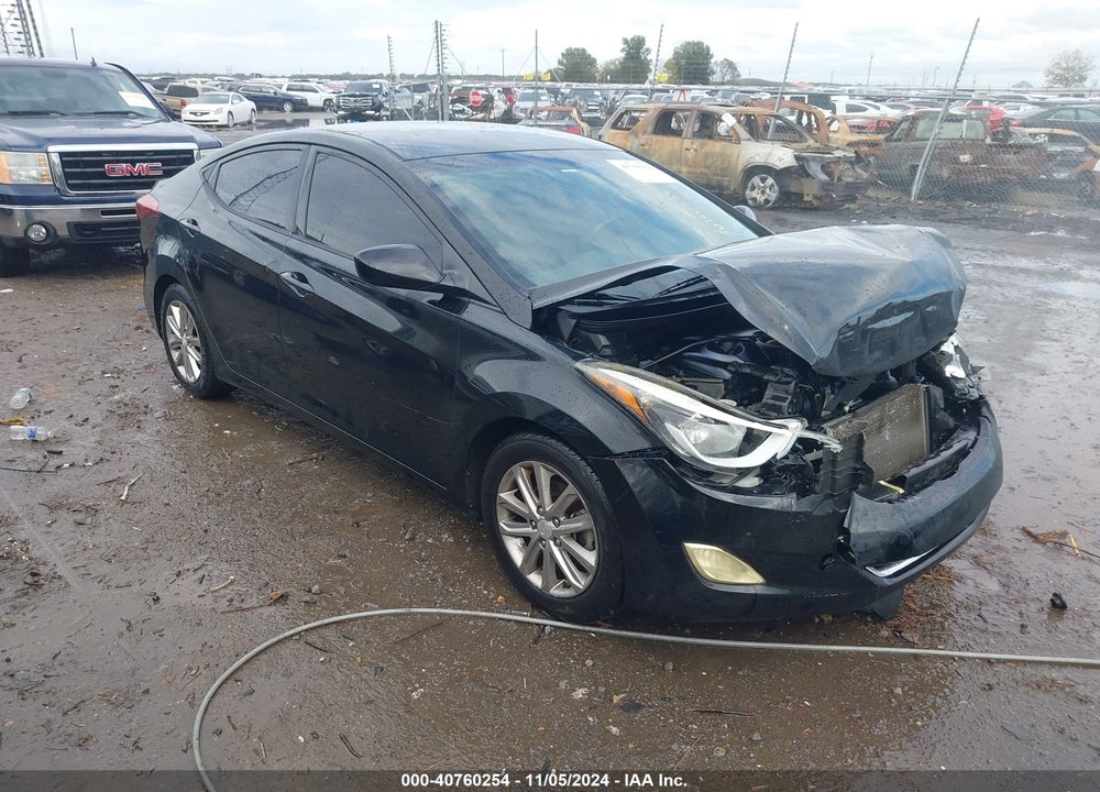 2014 HYUNDAI ELANTRA SE VIN: 5NPDH4AE7EH480155