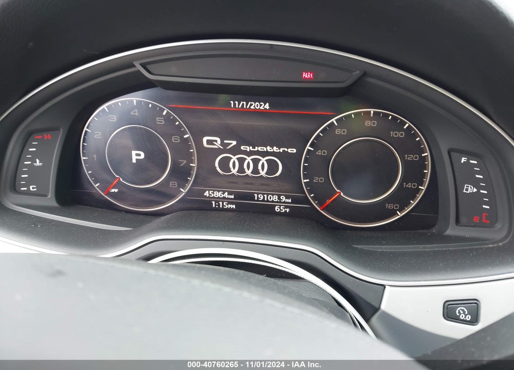 2019 AUDI Q7 45 PREMIUM/45 SE PREMIUM VIN: WA1LHAF72KD025729