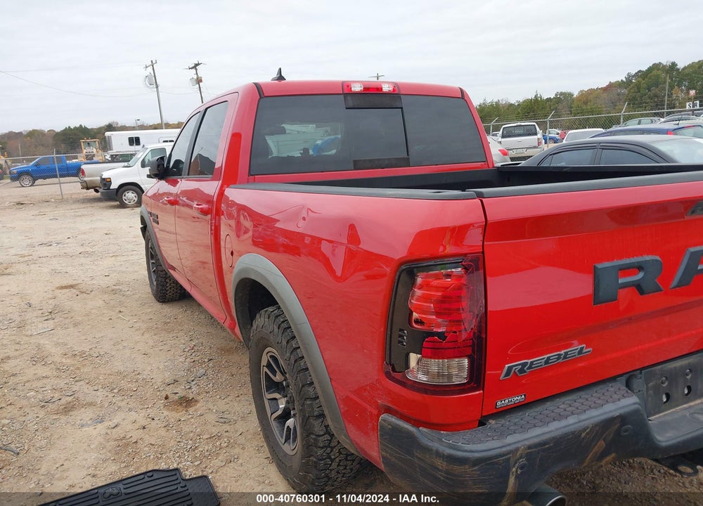 2016 RAM 1500 REBEL VIN: 1C6RR7YT6GS229647