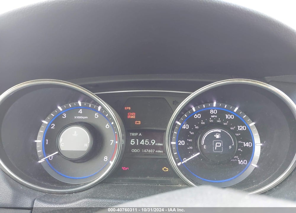 2011 HYUNDAI SONATA GLS VIN: 5NPEB4AC6BH299340