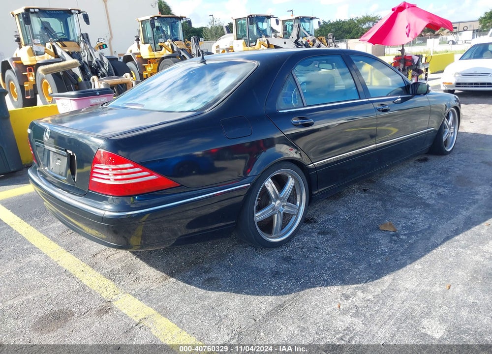 2003 MERCEDES-BENZ S 500 VIN: WDBNG75J63A360818