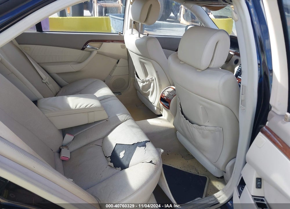 2003 MERCEDES-BENZ S 500 VIN: WDBNG75J63A360818