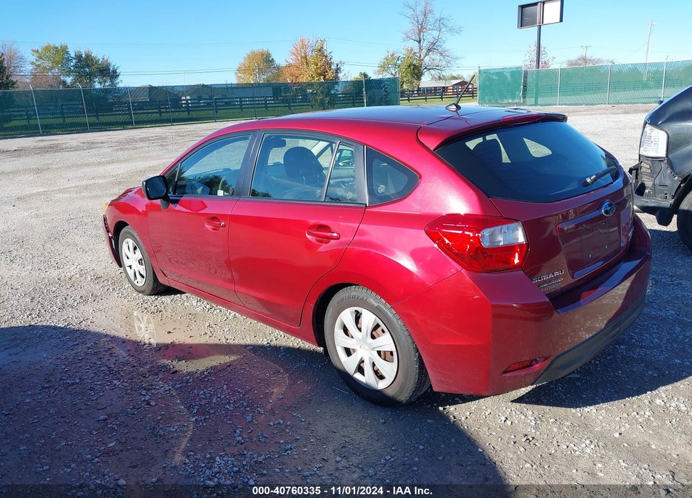 2014 SUBARU IMPREZA 2.0I VIN: JF1GPAA67EH327139