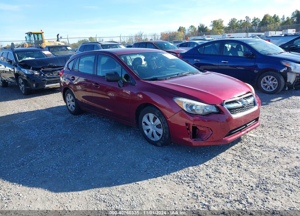 2014 SUBARU IMPREZA 2.0I VIN: JF1GPAA67EH327139