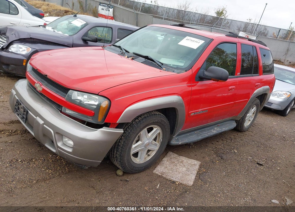 2002 CHEVROLET TRAILBLAZER LTZ VIN: 1GNDT13S622456417