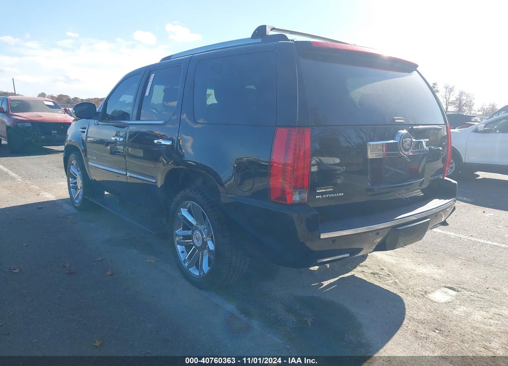 2012 CADILLAC ESCALADE PLATINUM EDITION VIN: 1GYS4DEF0CR279364