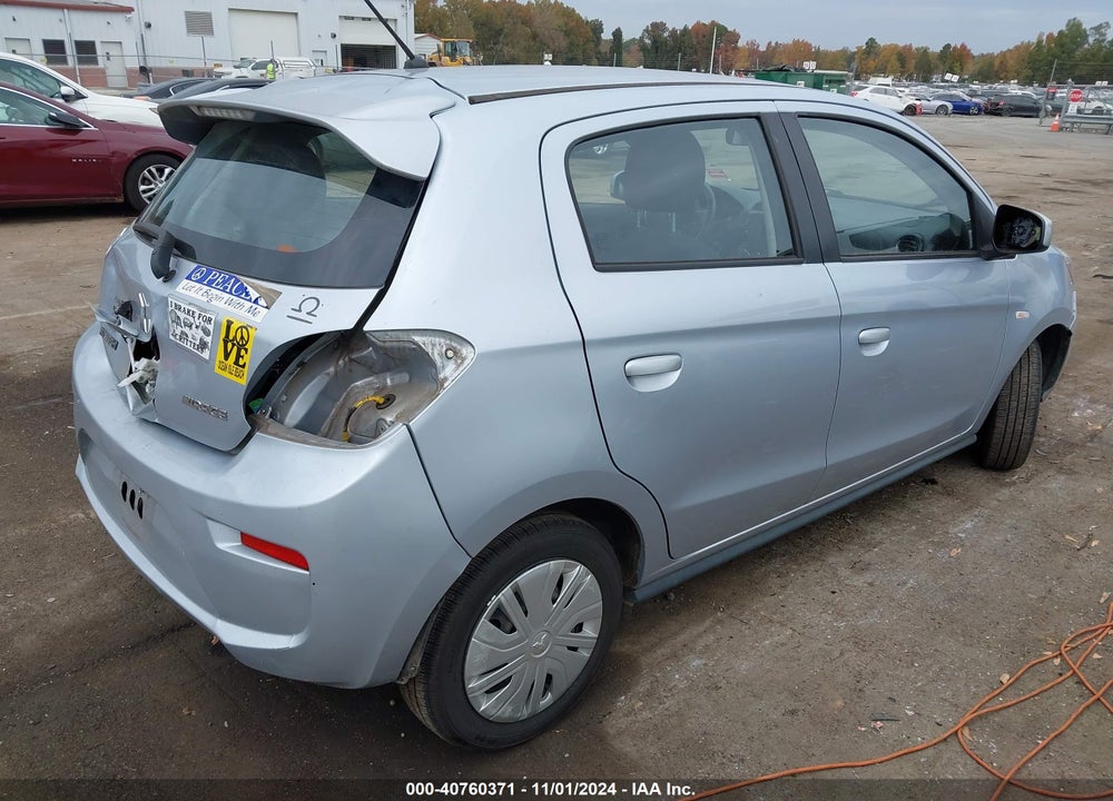 2018 MITSUBISHI MIRAGE ES VIN: ML32A3HJ9JH008513