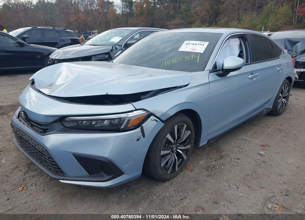 2022 HONDA CIVIC EX VIN: 2HGFE1F78NH321763