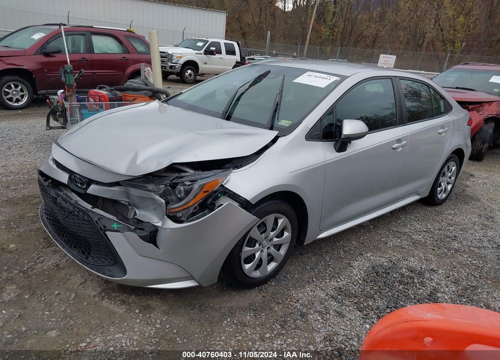 2021 TOYOTA COROLLA LE VIN: 5YFEPMAE8MP186773