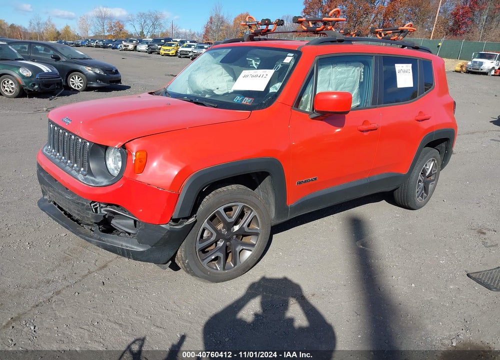 2017 JEEP RENEGADE LATITUDE 4X4 VIN: ZACCJBBB0HPE54579