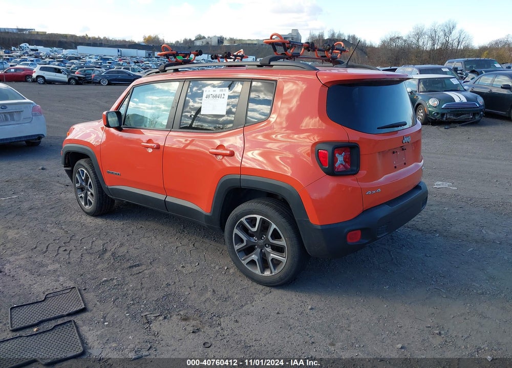 2017 JEEP RENEGADE LATITUDE 4X4 VIN: ZACCJBBB0HPE54579