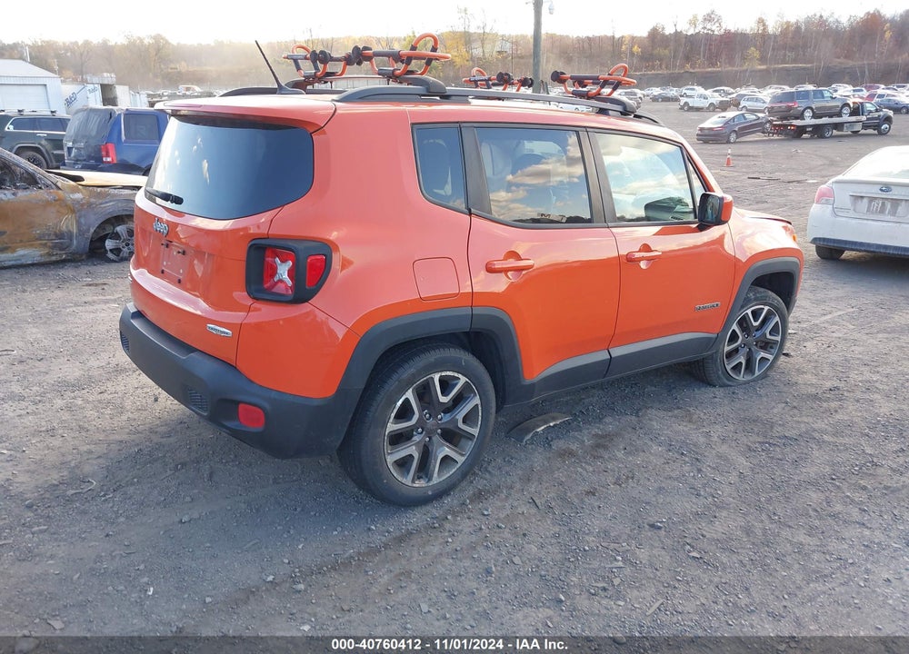 2017 JEEP RENEGADE LATITUDE 4X4 VIN: ZACCJBBB0HPE54579