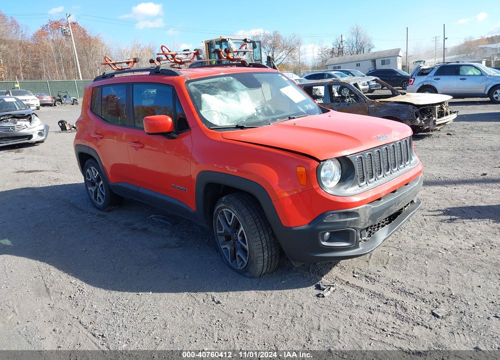 2017 JEEP RENEGADE LATITUDE 4X4 VIN: ZACCJBBB0HPE54579