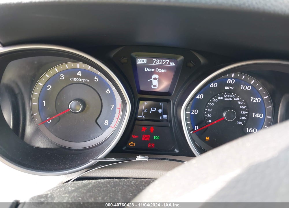 2013 HYUNDAI ELANTRA GT VIN: KMHD35LE0DU045544