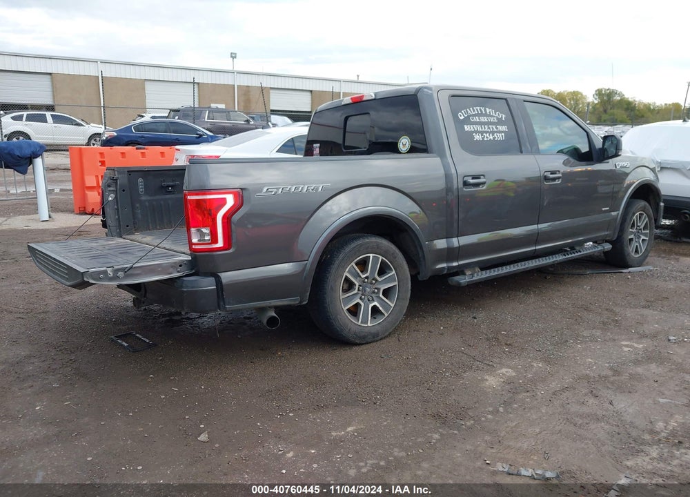 2016 FORD F-150 XLT VIN: 1FTEW1CP3GKF45479