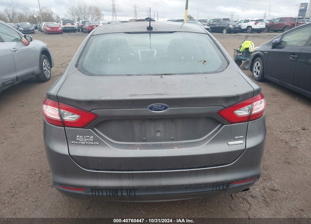 2013 FORD FUSION SE VIN: 3FA6P0HR1DR189326