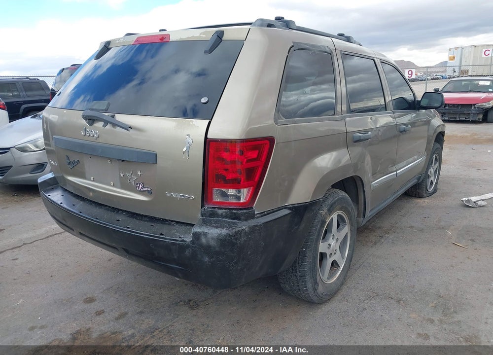 2005 JEEP GRAND CHEROKEE LAREDO VIN: 1J4GR48K85C719143