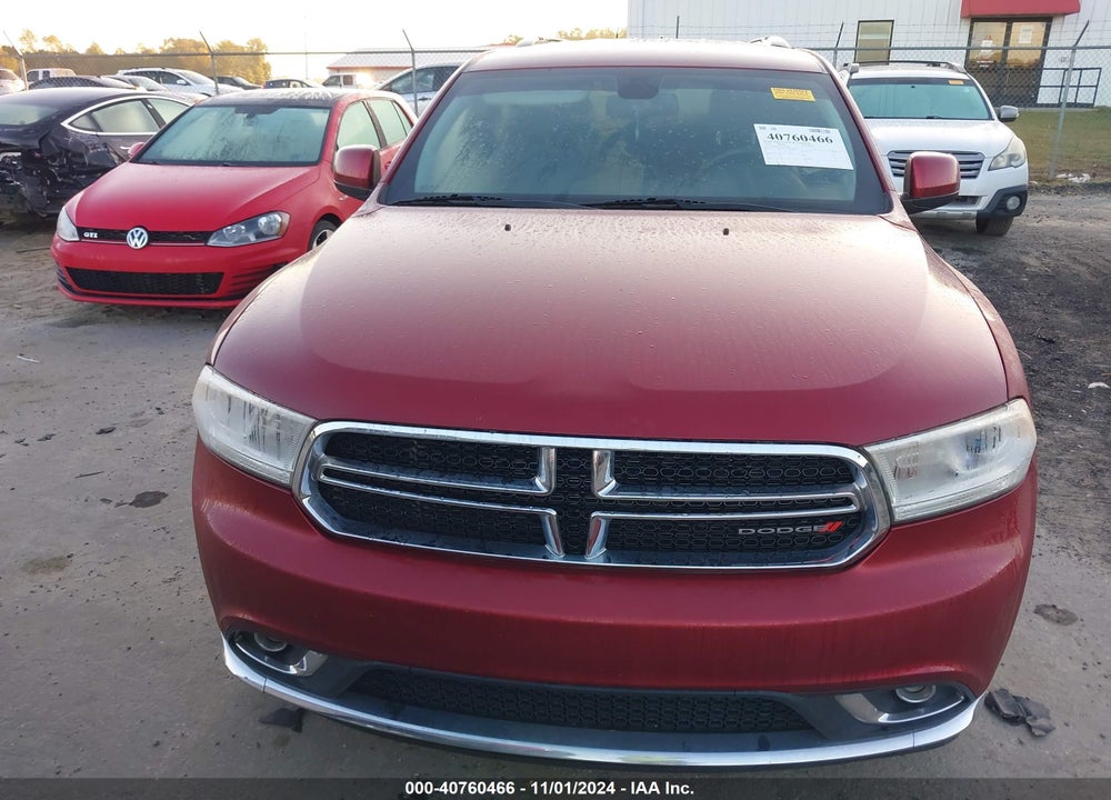 2014 DODGE DURANGO SXT VIN: 1C4RDHAG0EC483498