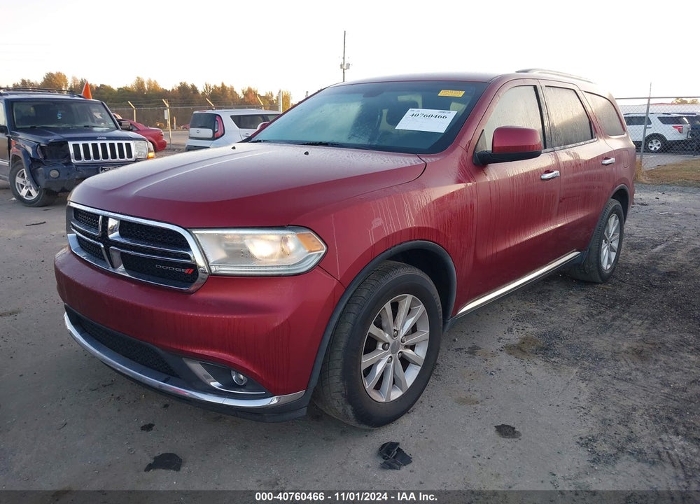 2014 DODGE DURANGO SXT VIN: 1C4RDHAG0EC483498