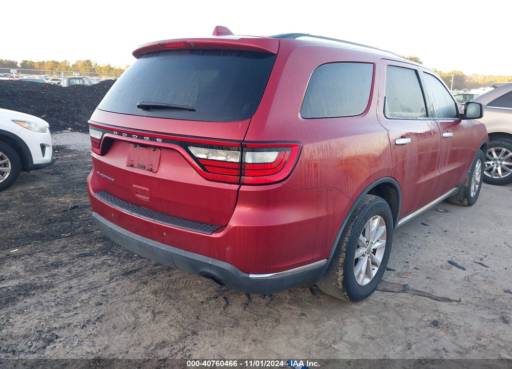 2014 DODGE DURANGO SXT VIN: 1C4RDHAG0EC483498