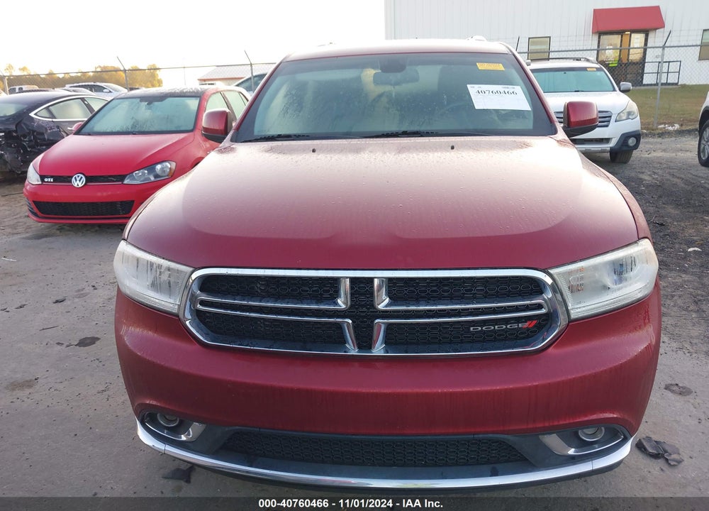 2014 DODGE DURANGO SXT VIN: 1C4RDHAG0EC483498