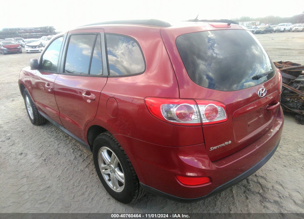 2012 HYUNDAI SANTA FE GLS VIN: 5XYZG3AB9CG168416