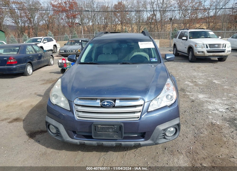 2013 SUBARU OUTBACK 2.5I PREMIUM VIN: 4S4BRBCC2D3275644