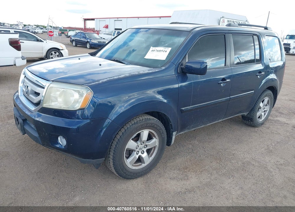 2009 HONDA PILOT EX-L VIN: 5FNYF48589B048787