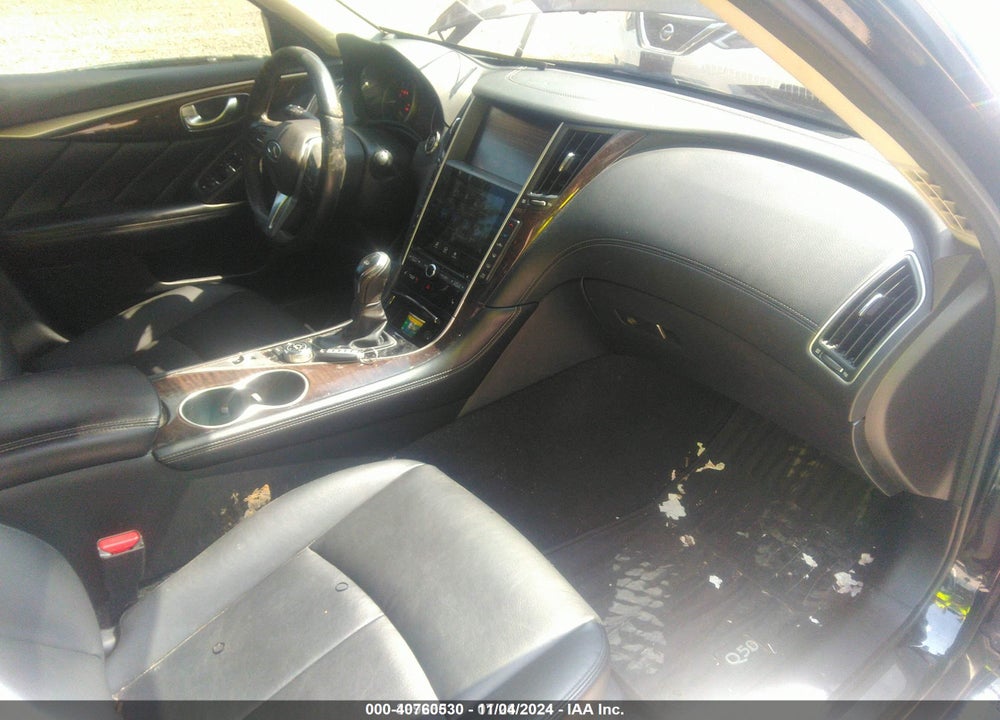 2018 INFINITI Q50 3.0T LUXE VIN: JN1EV7AR4JM611238