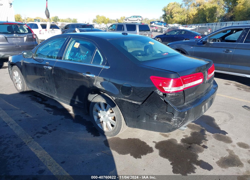 2012 LINCOLN MKZ VIN: 3LNHL2GC4CR835606