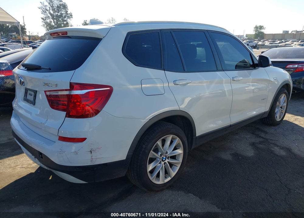 2016 BMW X3 SDRIVE28I VIN: 5UXWZ7C58G0R31760
