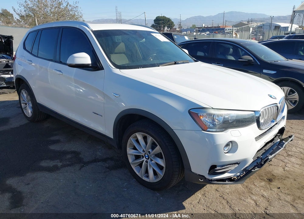2016 BMW X3 SDRIVE28I VIN: 5UXWZ7C58G0R31760