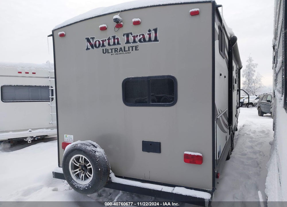 2016 HEARTLAND NORTH TRAIL 27BHDS VIN: 5SFNB3226GE309367