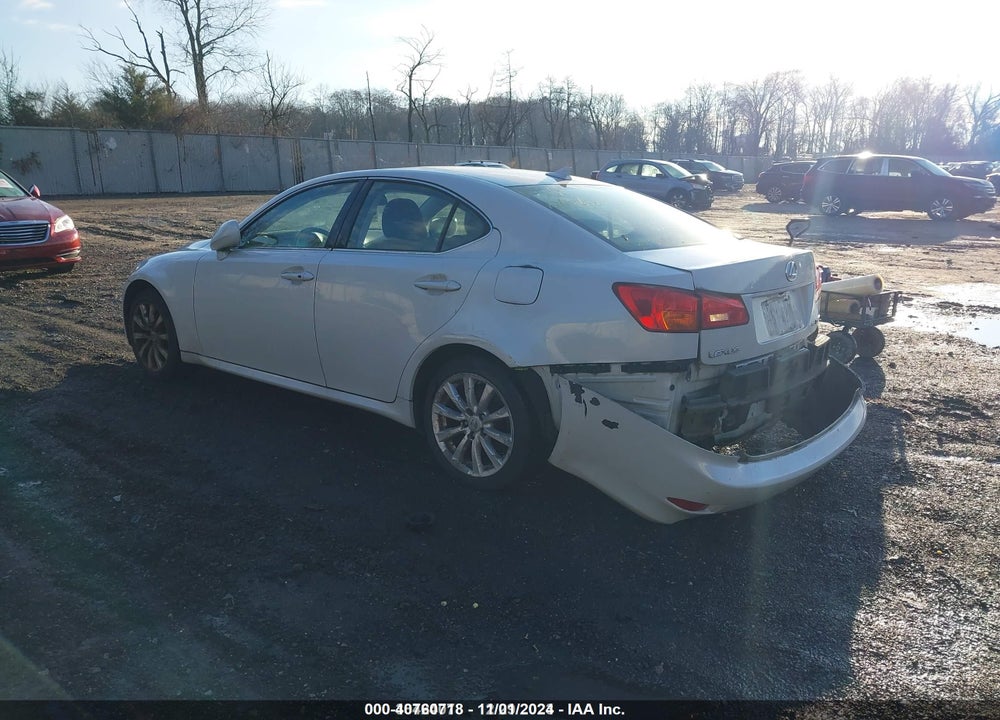 2007 LEXUS IS 250 VIN: JTHCK262472019059