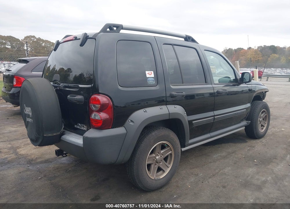 2006 JEEP LIBERTY RENEGADE VIN: 1J4GK38K16W185563