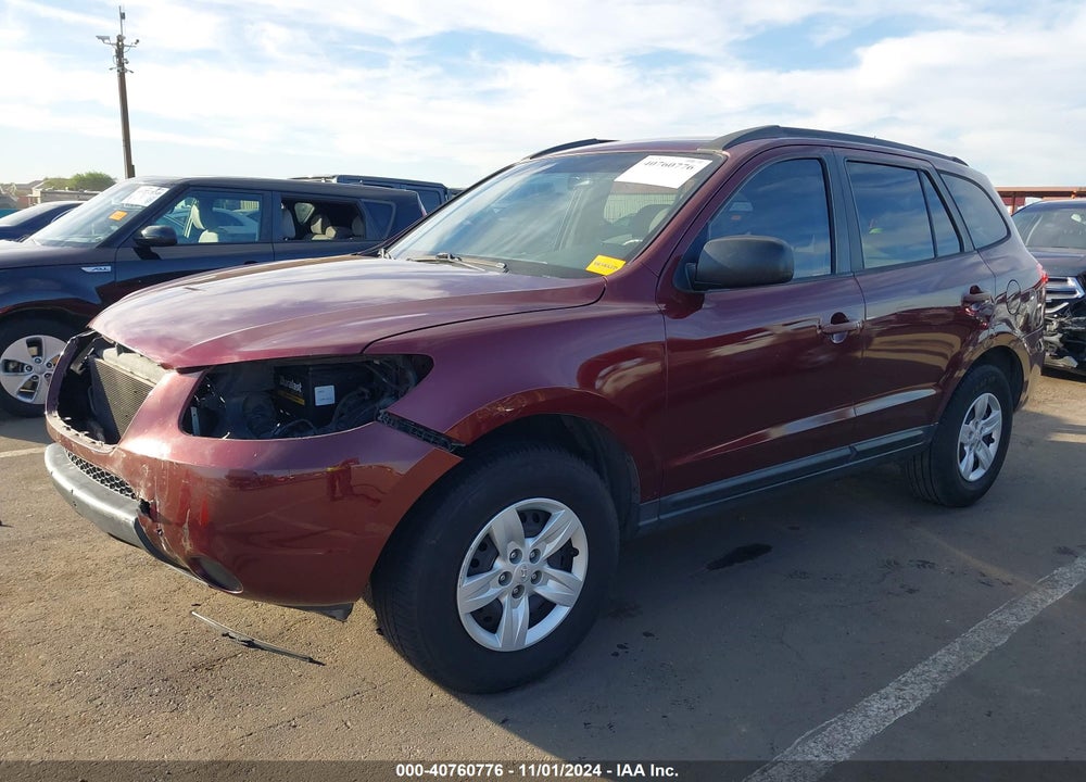 2009 HYUNDAI SANTA FE GLS VIN: 5NMSG13D89H316607