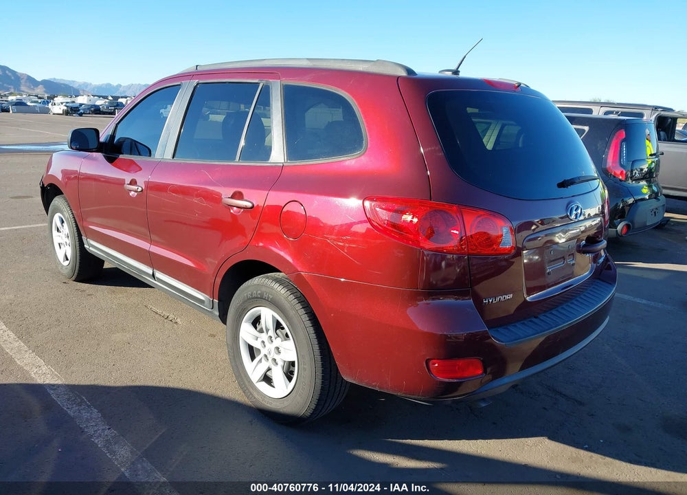 2009 HYUNDAI SANTA FE GLS VIN: 5NMSG13D89H316607