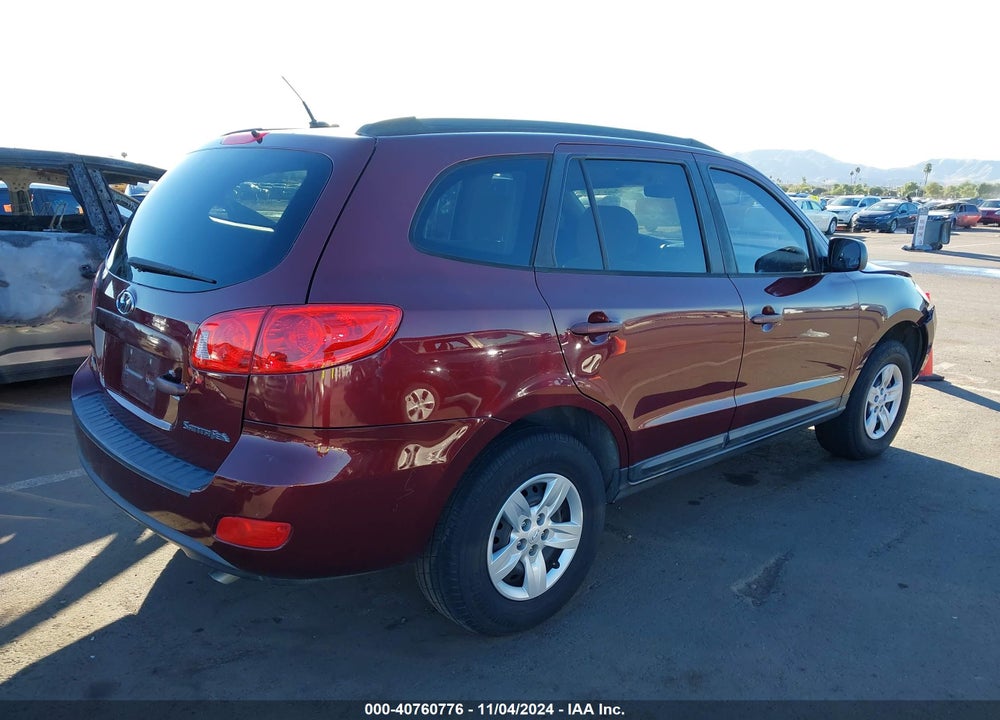 2009 HYUNDAI SANTA FE GLS VIN: 5NMSG13D89H316607