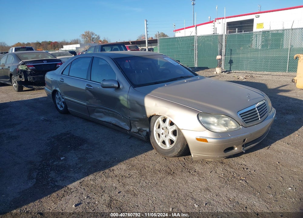 2001 MERCEDES-BENZ S 430 VIN: WDBNG70J21A165206