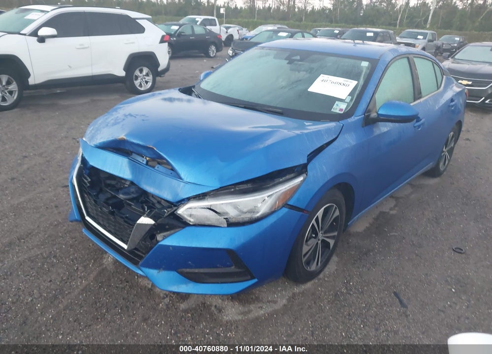 2022 NISSAN SENTRA SV XTRONIC CVT VIN: 3N1AB8CV2NY255818