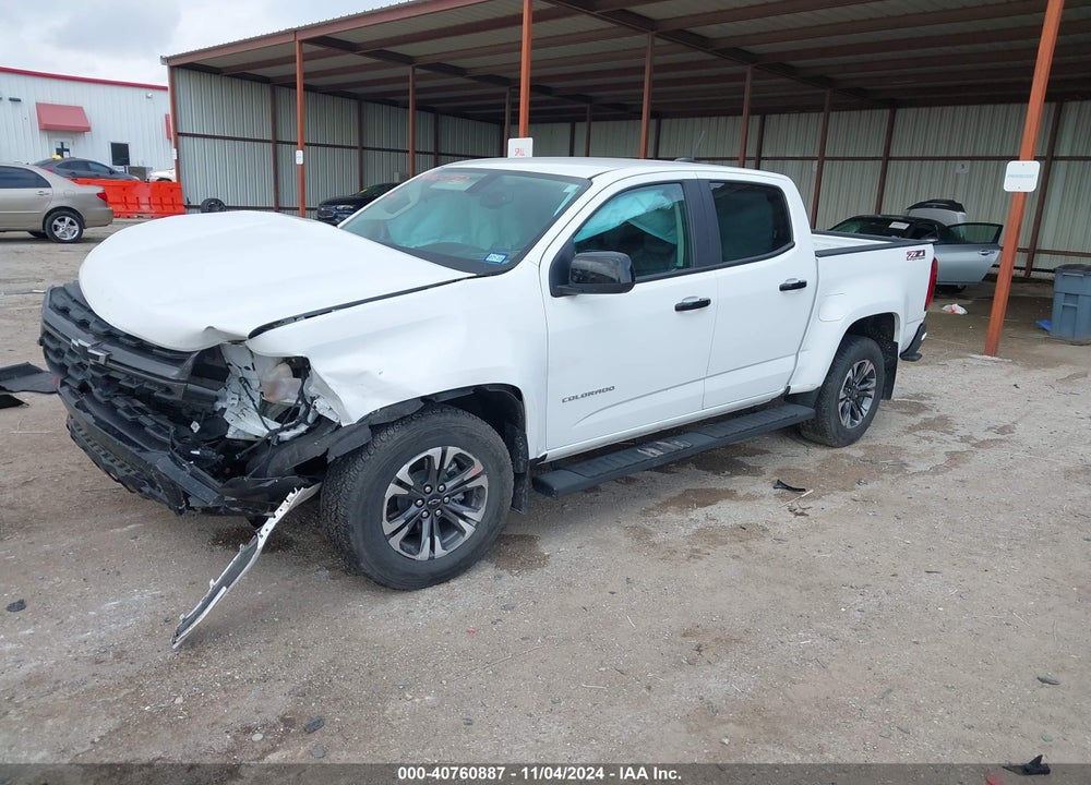 2022 CHEVROLET COLORADO 4WD SHORT BOX Z71 VIN: 1GCGTDEN3N1314731