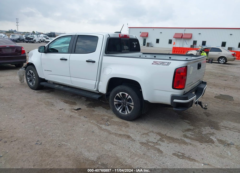 2022 CHEVROLET COLORADO 4WD SHORT BOX Z71 VIN: 1GCGTDEN3N1314731