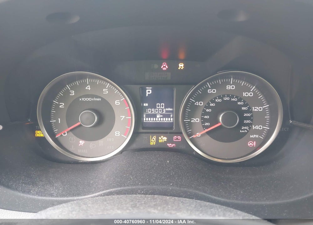2016 SUBARU FORESTER 2.5I LIMITED VIN: JF2SJARC2GH496036