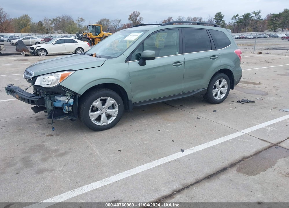 2016 SUBARU FORESTER 2.5I LIMITED VIN: JF2SJARC2GH496036
