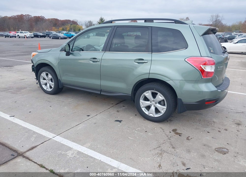 2016 SUBARU FORESTER 2.5I LIMITED VIN: JF2SJARC2GH496036