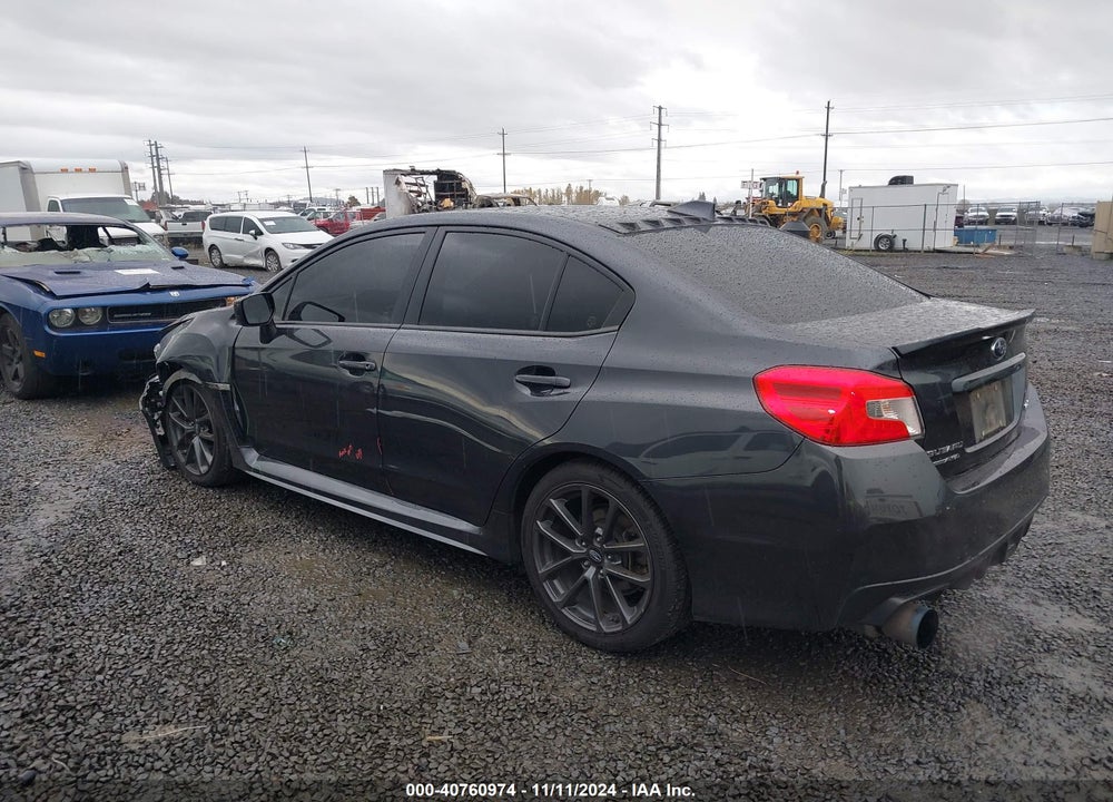 2018 SUBARU WRX PREMIUM VIN: JF1VA1C6XJ9819707