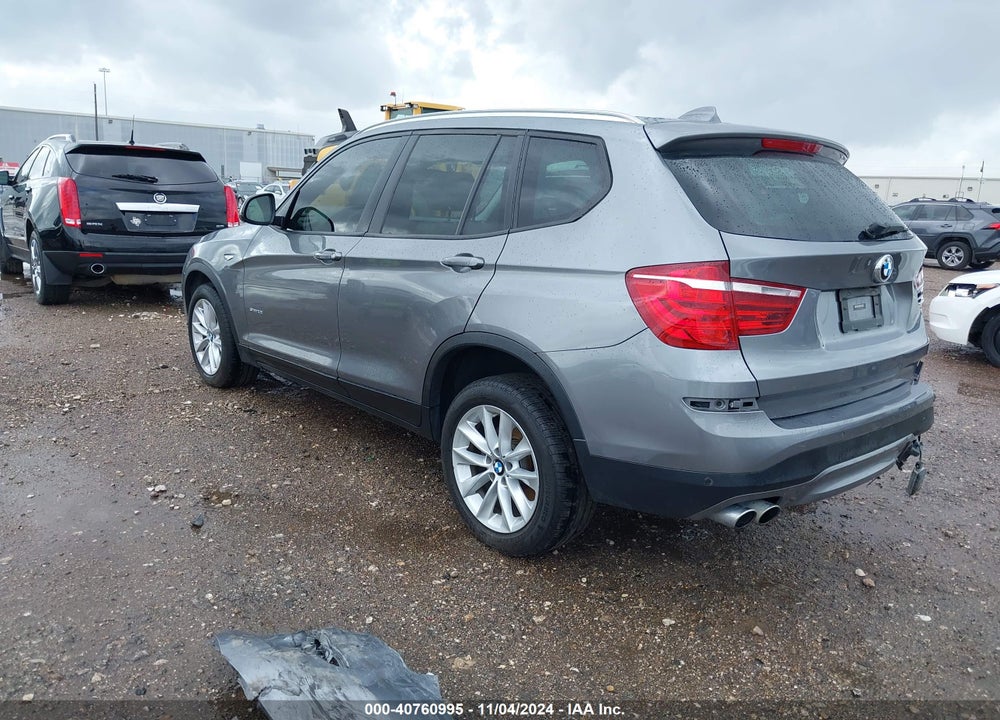 2017 BMW X3 SDRIVE28I VIN: 5UXWZ7C54H0V86308